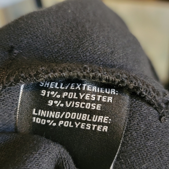 7 For All Mankind Pea Coat Jacket Size Small (4-6) Black‎ - Picture 6 of 9